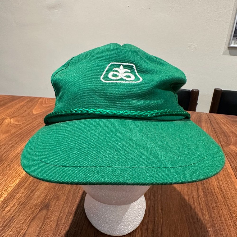 Vintage 90's Green Farmer's Hat w/ Band - Pioneer